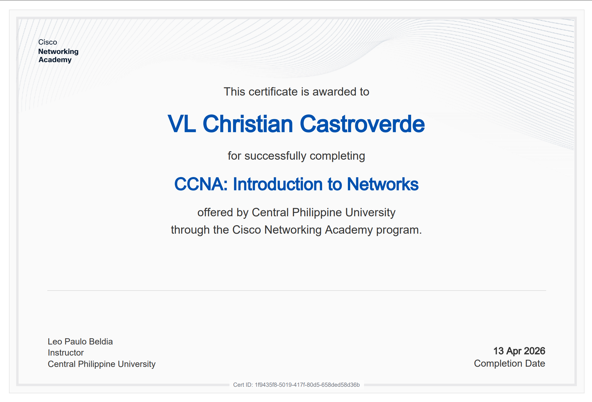 CCNA: Introduction to Networks